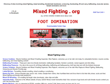 Tablet Screenshot of mixedfighting.org